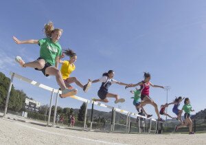 teen track hurdles